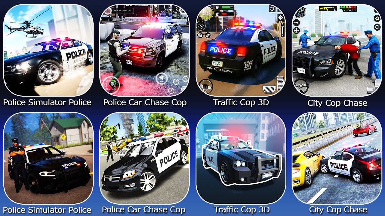 Police Car Chase Cop Simulator,Police Simulator Police Games,Traffic Cop 3D,City Cop Chase Adventure