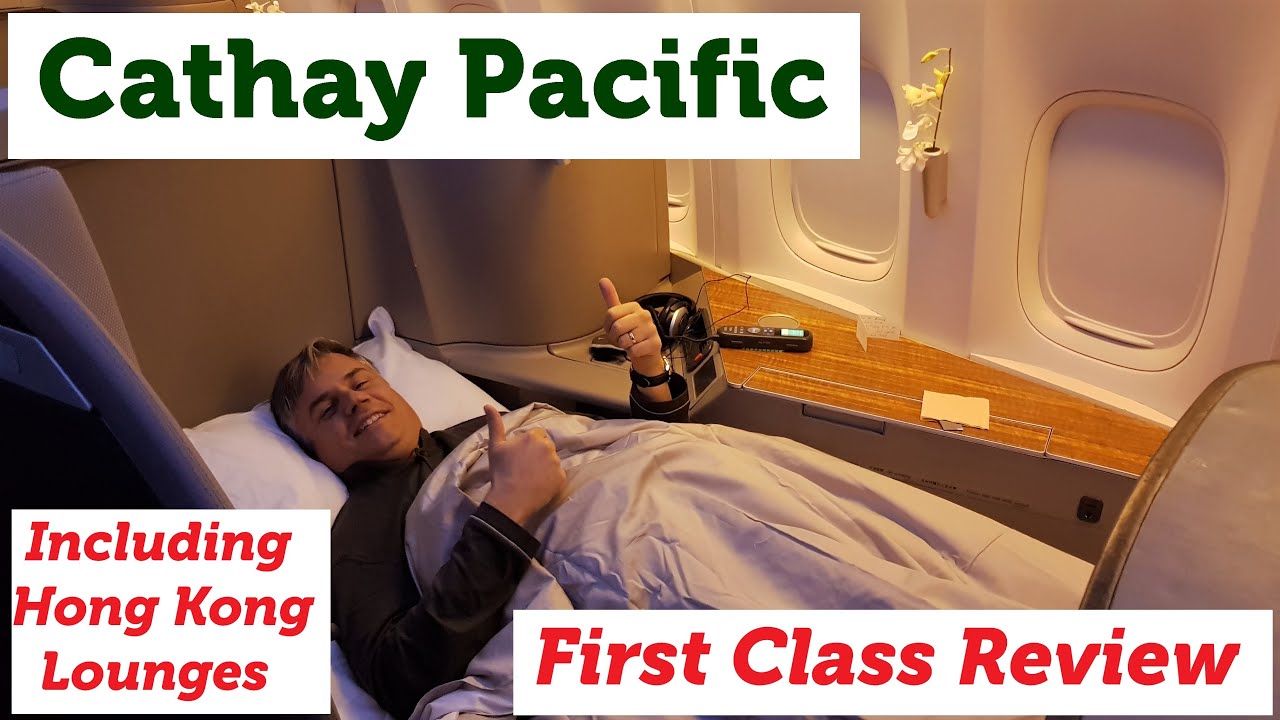 Cathay Pacific First Class Review + Hong Kong First Class Lounges