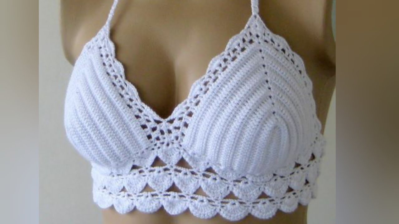 Cropped de crochê fácil | iniciante| tamanho 40(P) e outros