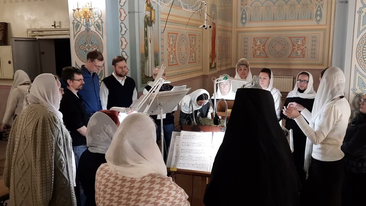 «Ми́лость ми́ра» (С. Трубачев). Регент Екатерина Артюхова.