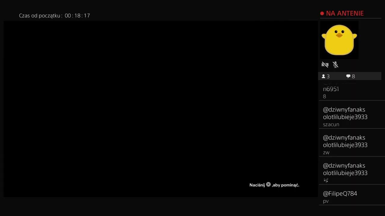 Transmisja na żywo z PS4 użytkownika Arminek_zozol