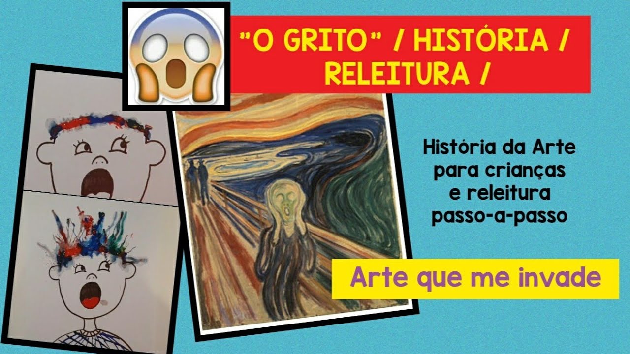 EXPRESSIONISMO - O GRITO de MUNCH -  EXPRESSIONISMO fácil - Arte para as crianças