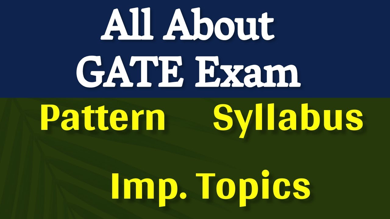 All About GATE Chemistry Exam Syllabus Important Topic GATE 2024 Preparation