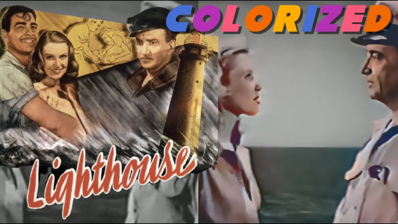 Lighthouse (1947) Full Movie | Colorized