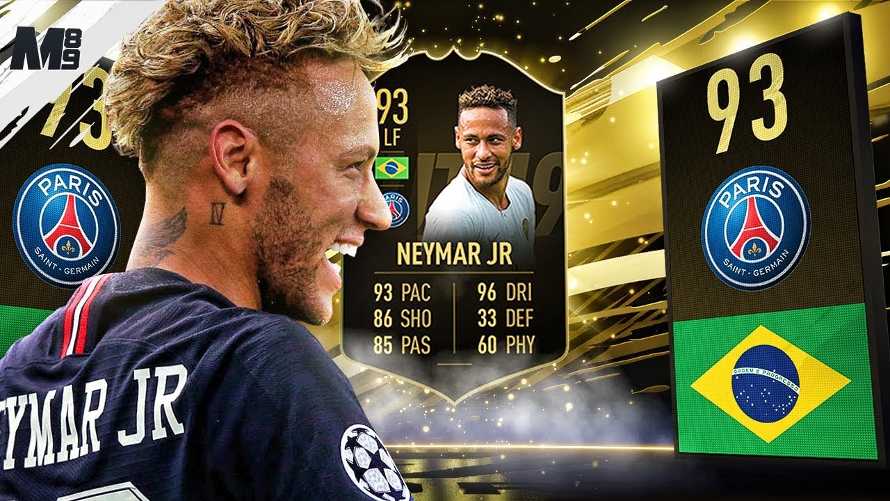FIFA 19 IF NEYMAR REVIEW | 93 IF NEYMAR PLAYER REVIEW | FIFA 19 ULTIMATE TEAM
