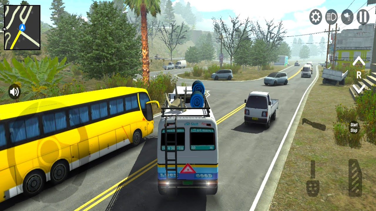 Bus Simulator City Coach Bus Driving 3D  Indian Bus Game Play 