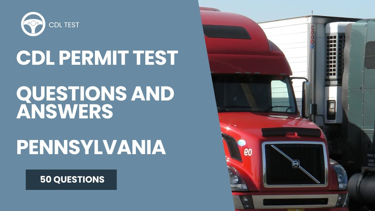 Pennsylvania CDL Practice Test 2026 - Questions and Answers