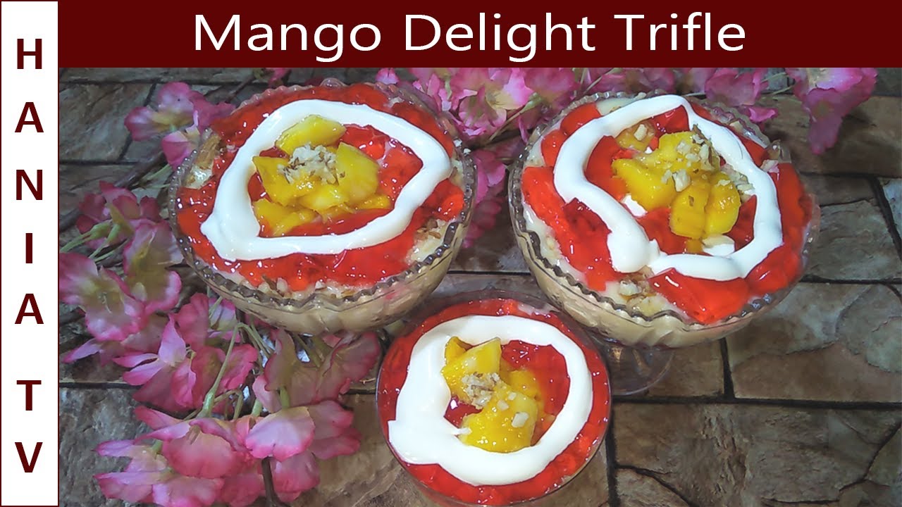 Mango Trifle || Trifle Delight || #short Hania Tv