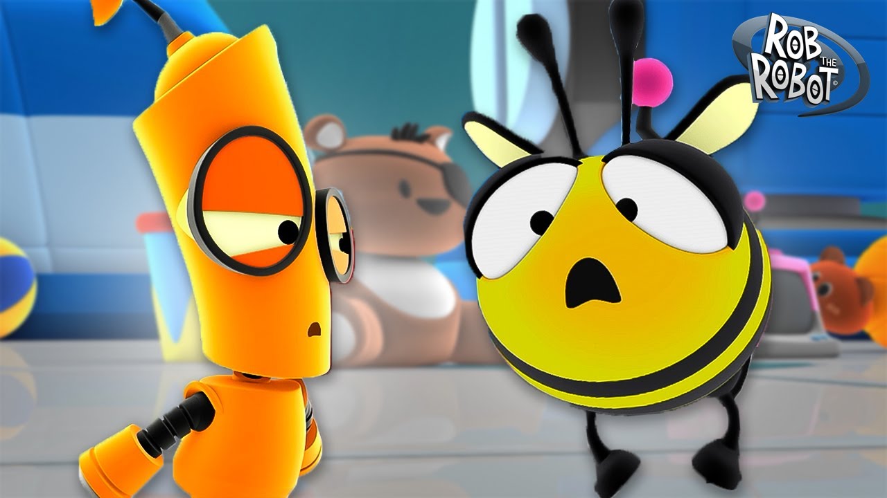 Mini Planet, Big Problem 🐝 | Rob The Robot | Preschool Learning