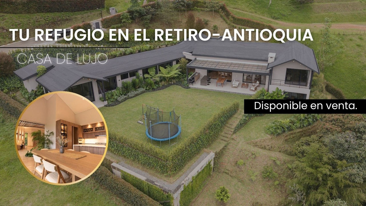 CASA DE LUJO EN EL RETIRO ANTIOQUIA-REFUGIO NATURAL