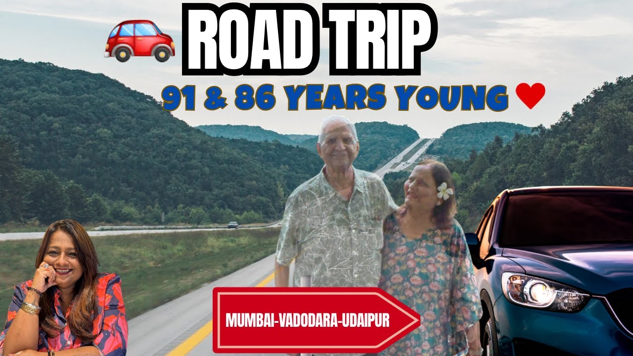 Leg 1 OF The Journey : Mumbai To Vadodara With 91 & 86 Years Old..Stay Tuned For Udaipur #roadtrips