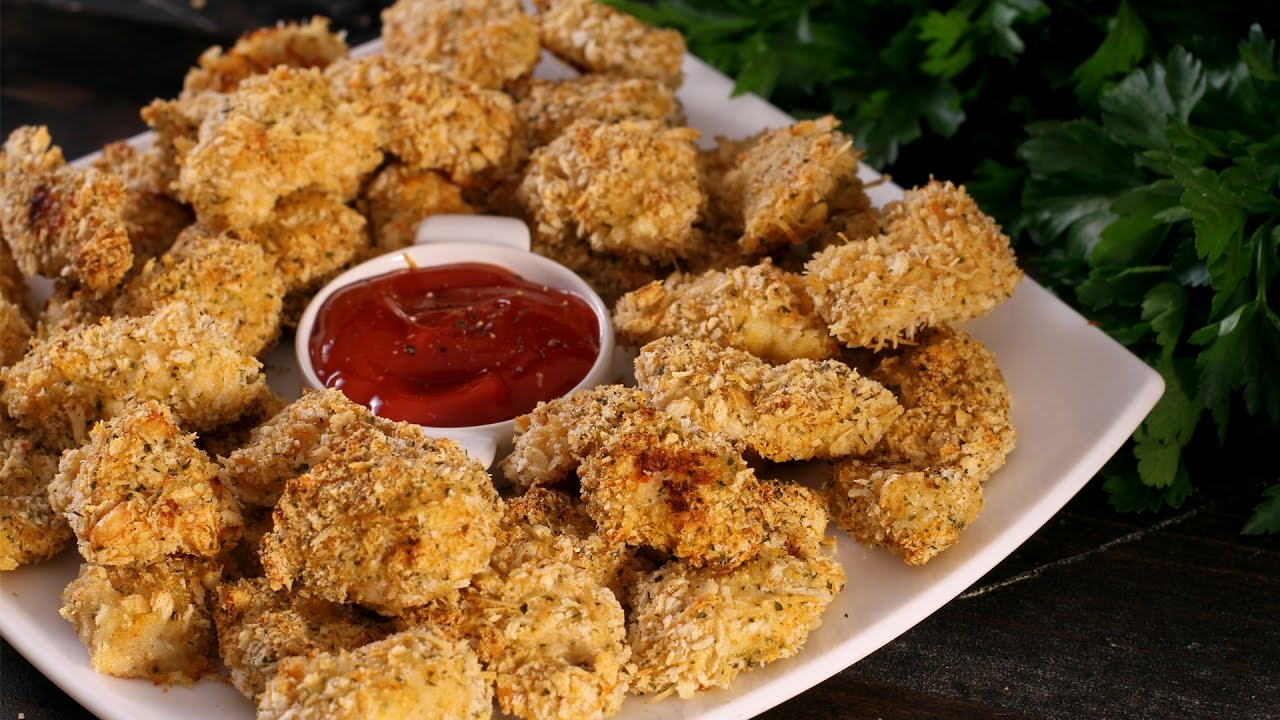 Baked Parmesan Chicken Bites