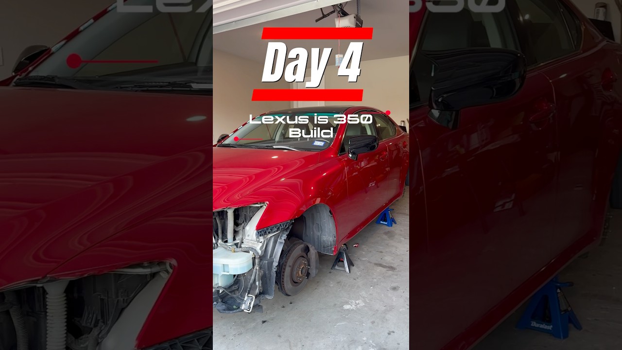 День 4. Lexus &mdash; это 350-й (второе поколение) в серии сборки. #carbuild #isf #is350