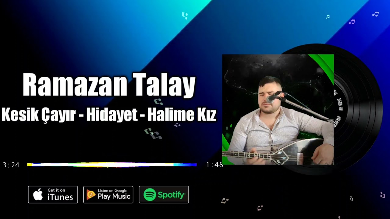 Ramazan Talay kesik Çayır  - Hidayet - Halime kız (oyun havaları)