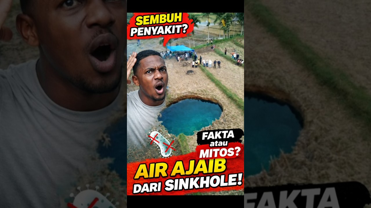 Fenomena Sinkhole Air Hijau Toska 😱 Diklaim Menyembuhkan, Fakta atau Mitos? 