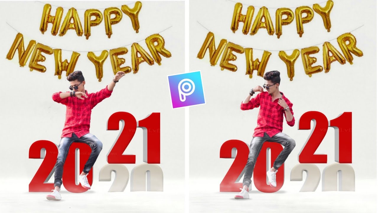 2021 Happy New Year Photo Editing in PicsArt | Happy New Year 2021 Photo Editing | 2021 New year