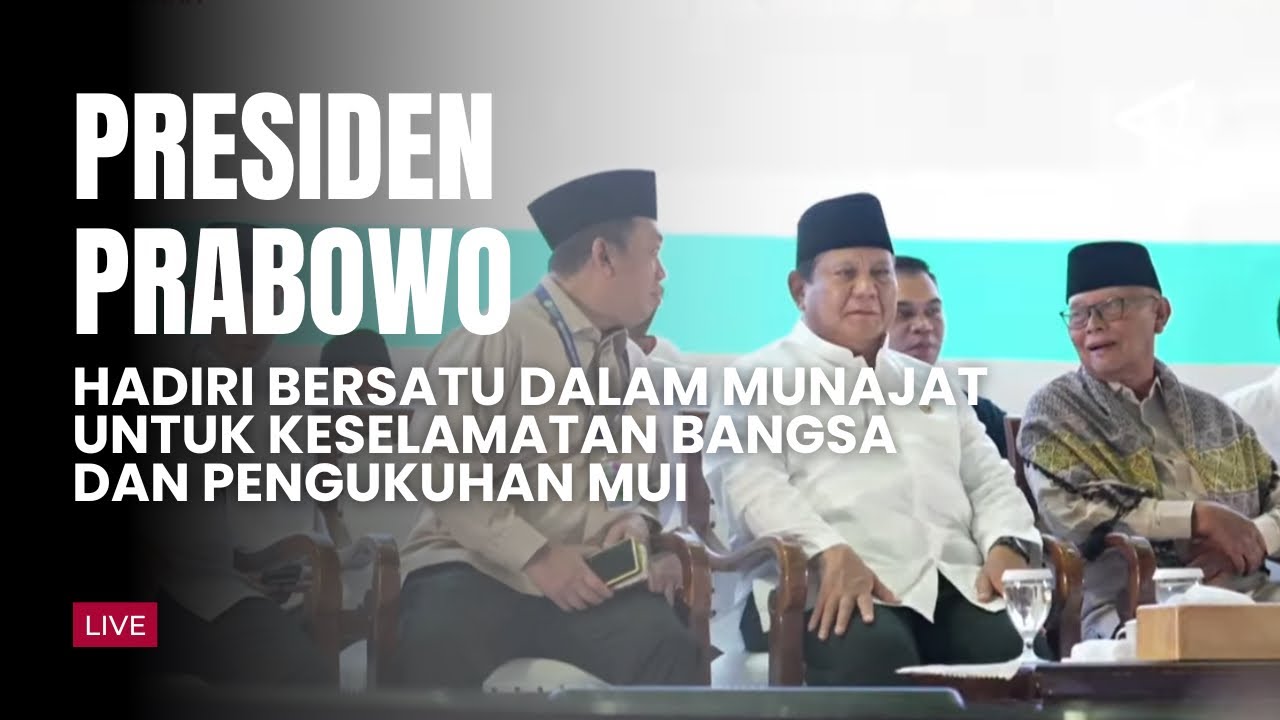 [LIVE] Pengucapan Sumpah Hakim Konstitusi dan Pelantikan Wamen Keuangan Kabinet Merah Putih