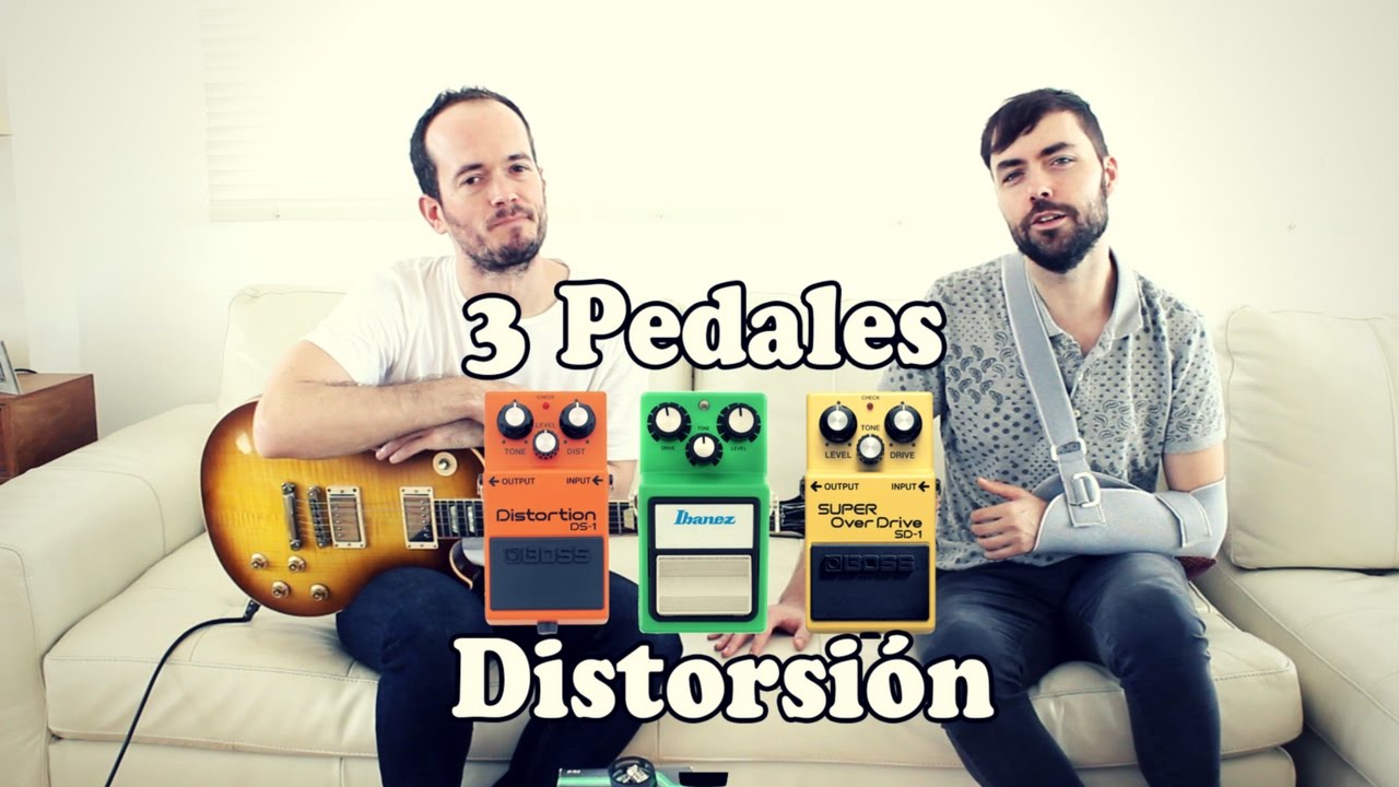 3 Pedales de Distorsión Clásicos - Boss DS1 - Ibanez TubeScreamer - SD1
