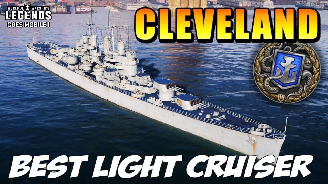 US Light Cruiser Cleveland - Kraken Unleashed - World of Warships Legends Mobile