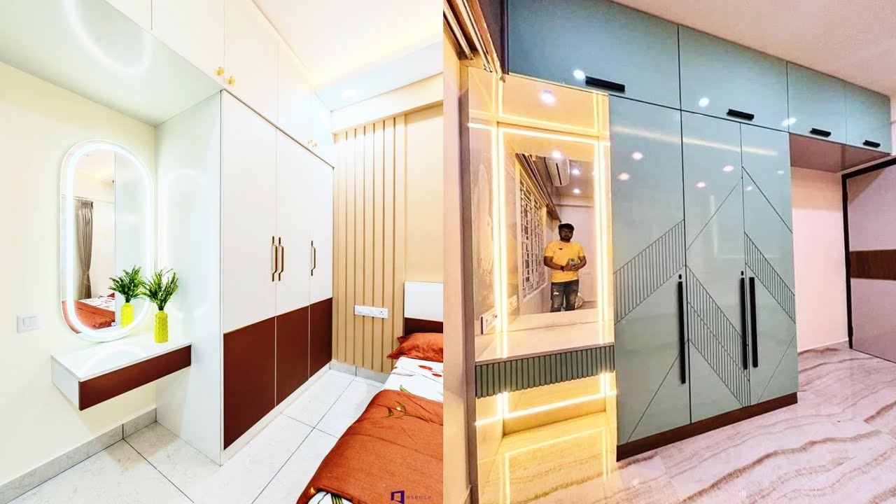 Cupboard Designs sliding door | Wardrobe with dressing table |Cupboard design for bedroom with price