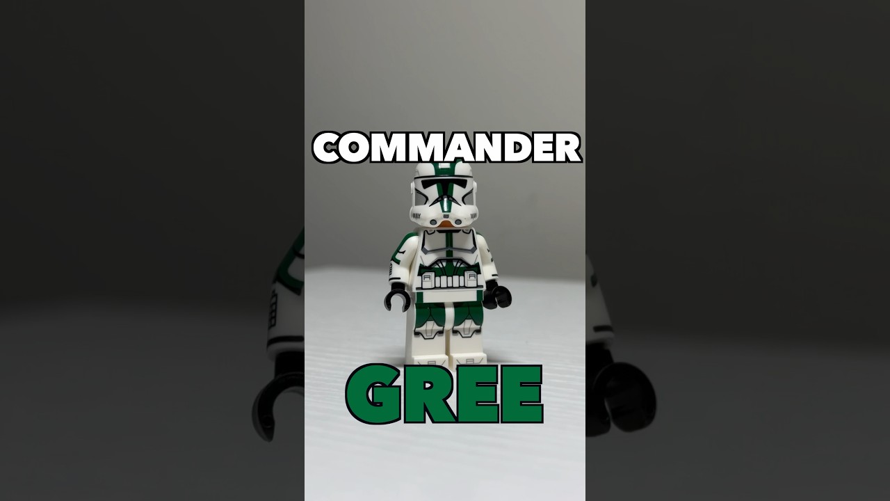 Custom LEGO Spotlight 47 - GCC Commander GREE! #legoclonetrooper #shorts #legostarwars