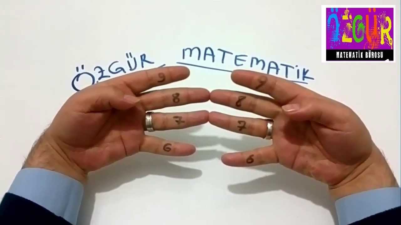 Parmaklarla Kolay ve Eğlenceli Çarpma