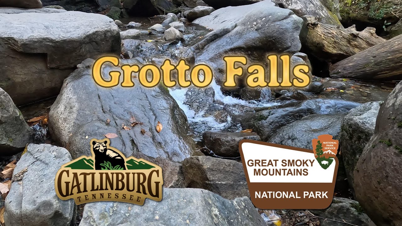 Grotto Falls Stream 🌿💦 | 1 Hour Relaxing Nature Sounds & Tranquil Views