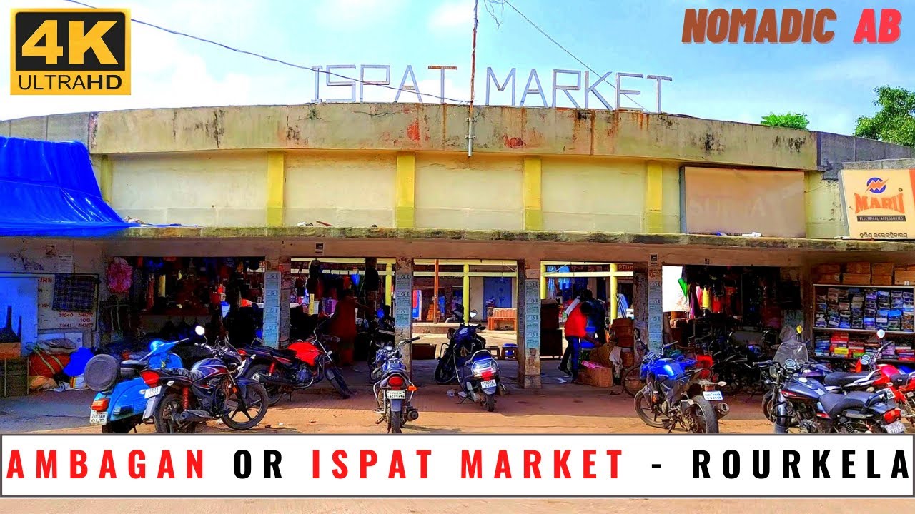 Rourkela: [4K] Ambagan Market | Ispat Market | Ambagan Food Court | Popular Market of Rourkela