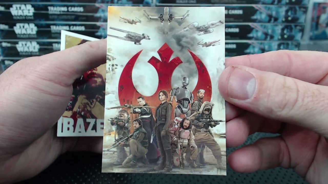 Star Wars Rogue One Series 1 12 Box Case Break #1