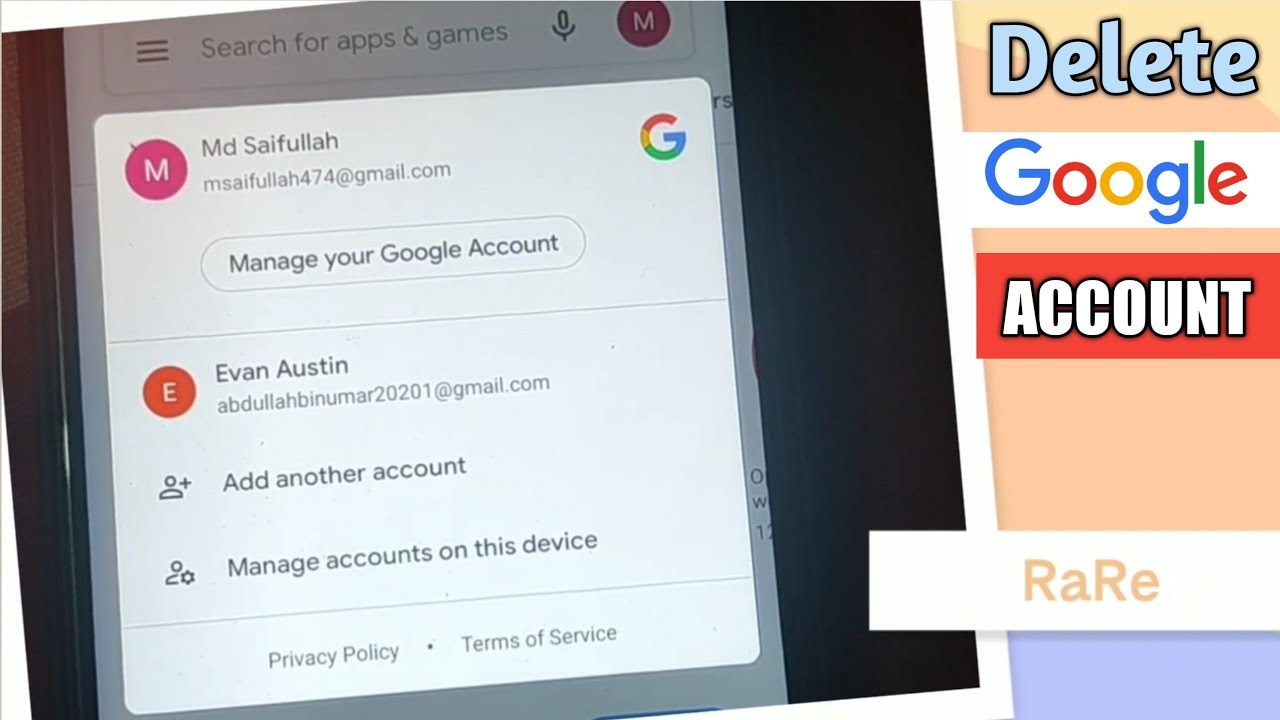 Как навсегда удалить аккаунт Google на Android