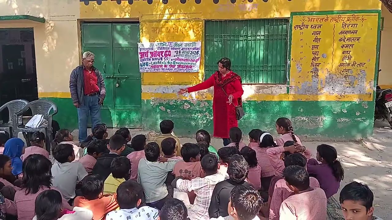 Earth Hour 60-2026, health and energy saving  campaign-suchetahambir singh EH activist, Agra India