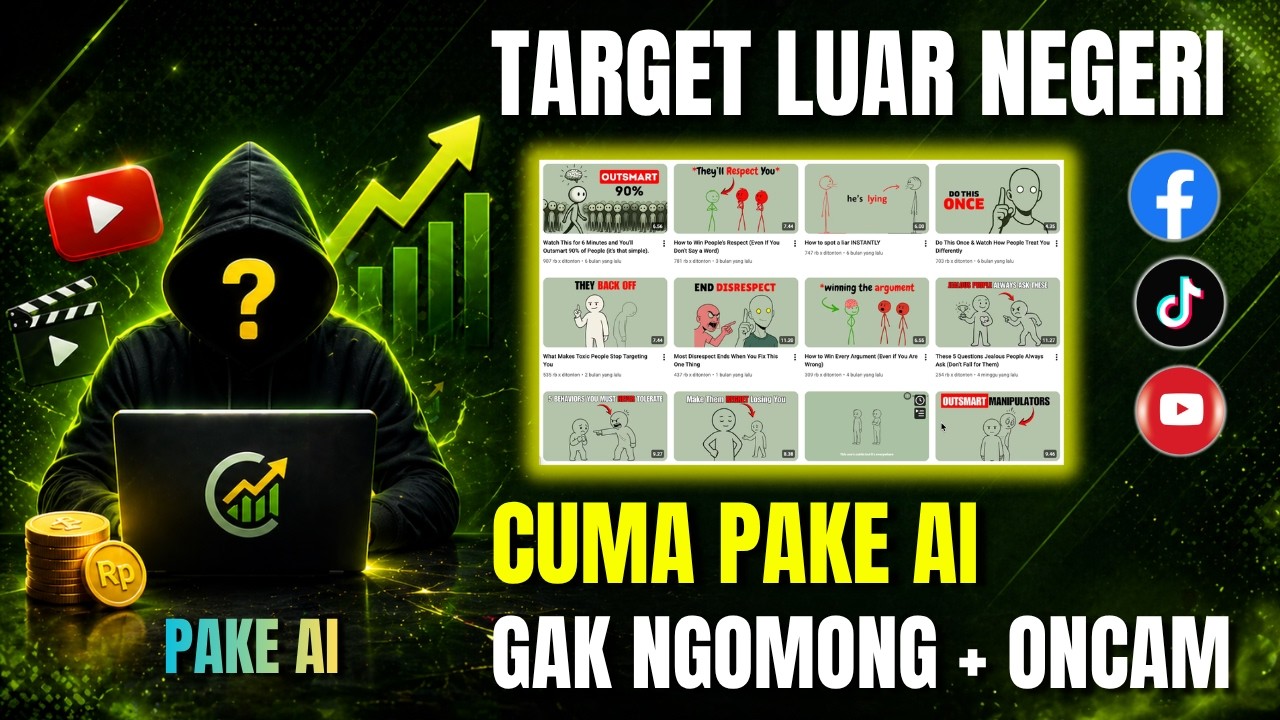 Cara Bikin Konten Target Luar Negeri yang Lagi Rame (Cocok untuk Pemula & Tanpa Wajah)