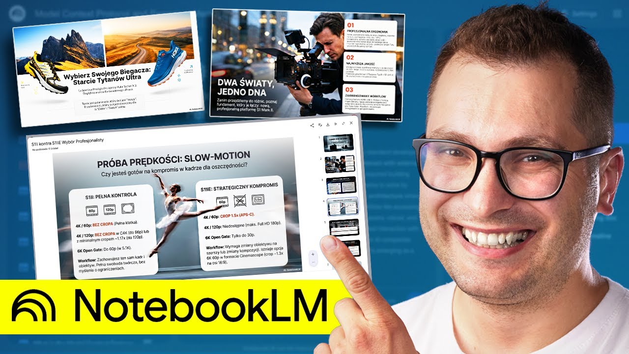 Takie PREZENTACJE w KILKA SEKUND.(Pokazuje Jak)-NotebookLM Poradnik