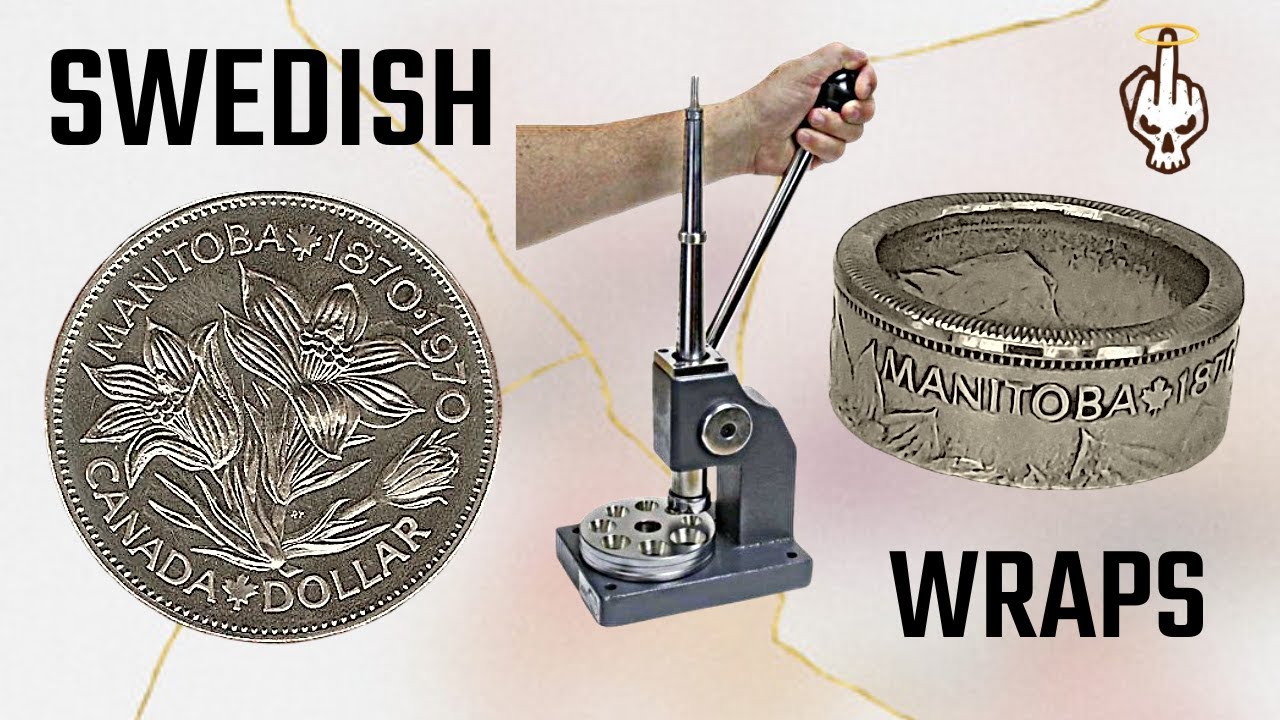Using Swedish Wrap Method for Making a Canadian Dollar Coin Ring