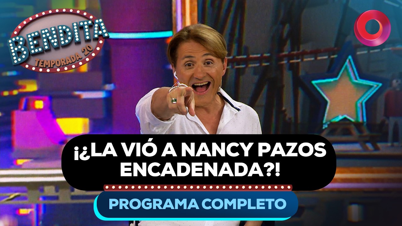 ¡¿La vió a Nancy Pazos encadenada?! | #Bendita Completo 11/02 - El nueve