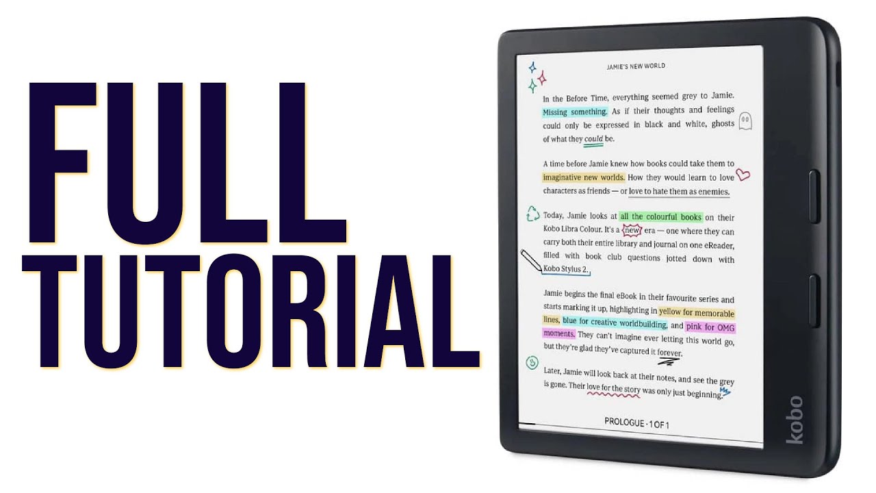 Full Kobo & Kobo Libra Colour Tutorial