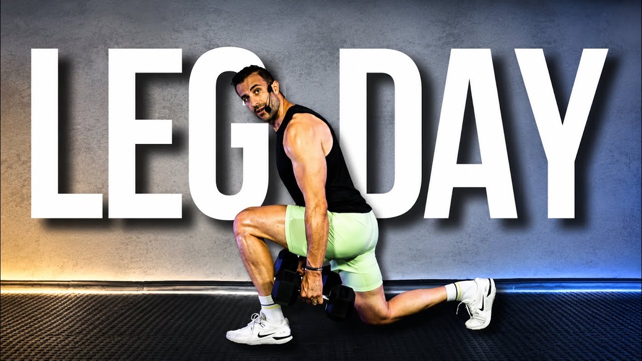 50 DK Dumbbell Bacak Antrenmanı | İleri Seviye