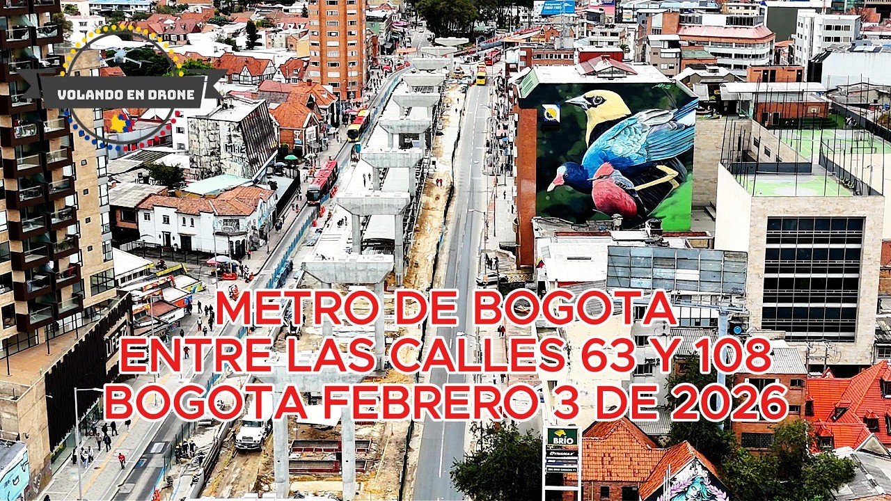 METRO DE BOGOTA ENTRE CALLES 63 Y 108
