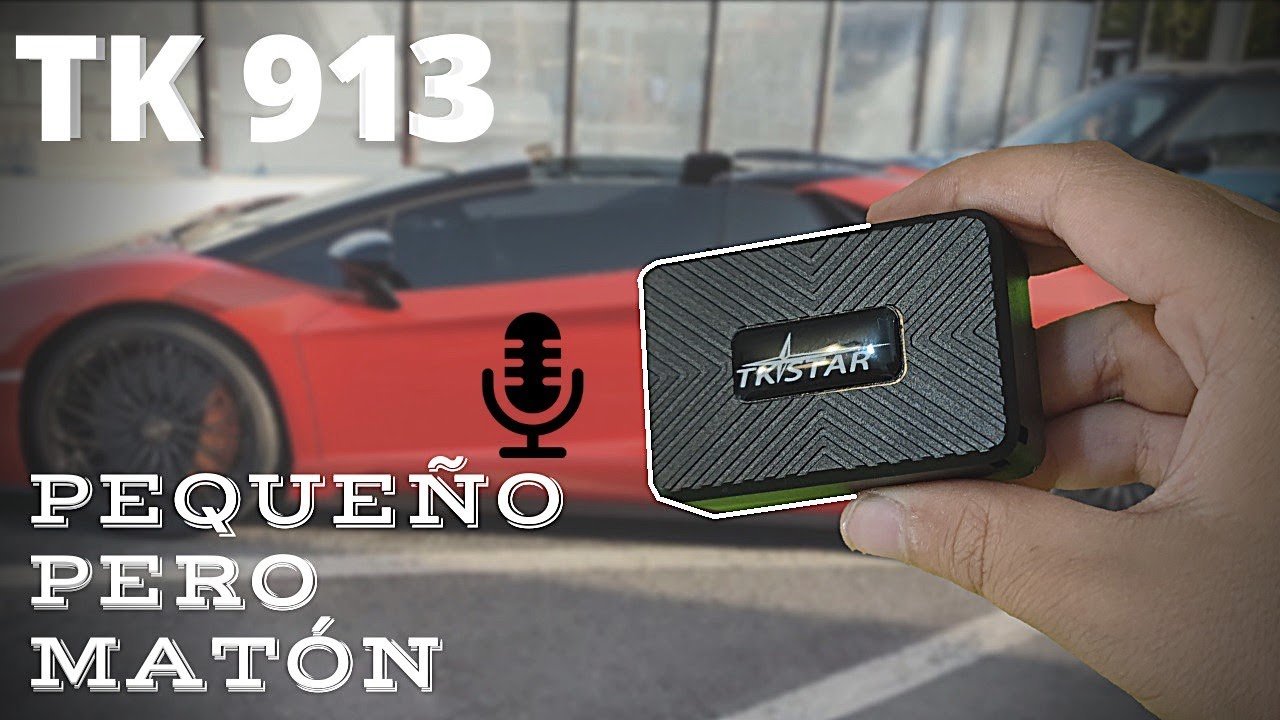 Localizador GPS con Micrófono Batería integrada Seguimiento por Internet