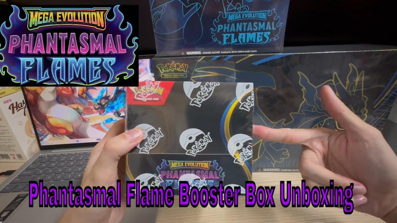 Phantasmal Flames Booster Box Hunt for Mega Charizard X SIR!