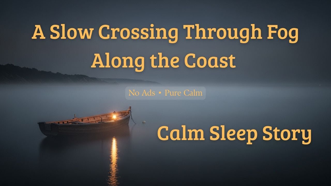 A Slow Crossing Through Fog Along the Coast | Calm Sleep Story