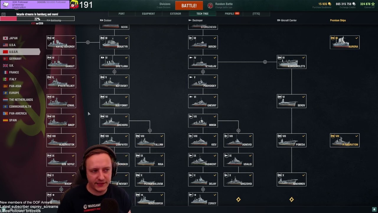 World of Warships 2024 - A short overview over the different battleship lines