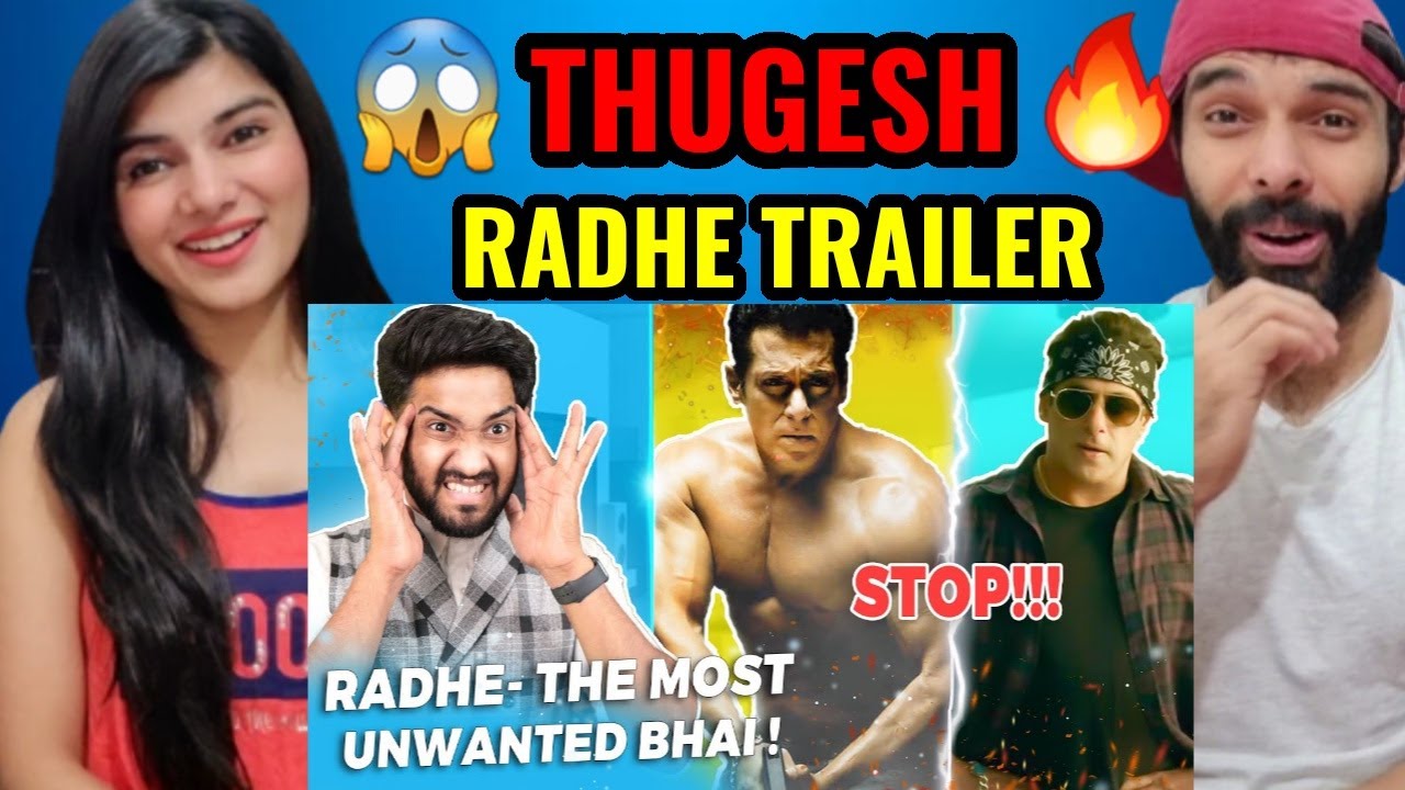 Salman khan's Radhe is The Worst Movie Ever!!🤮 RADHE TRAILER ROAST* | Thugesh Reaction