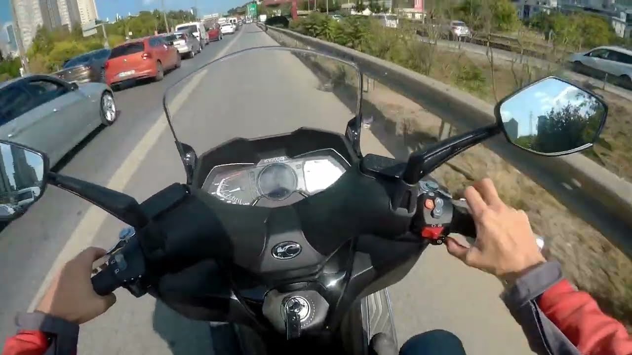 KYMCO DOWNTOWN TEST SÜRÜŞÜ