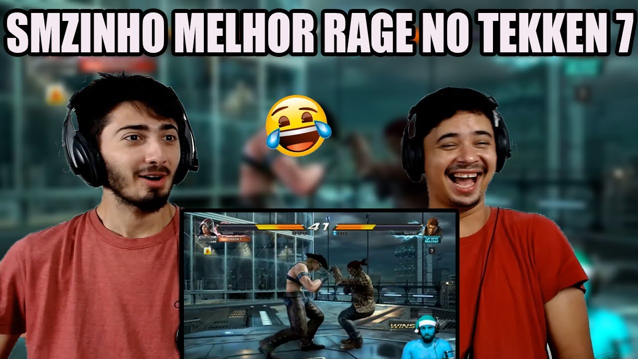 REACT Smzinho Melhor rage Tekken 7 #34 D novo esse cara