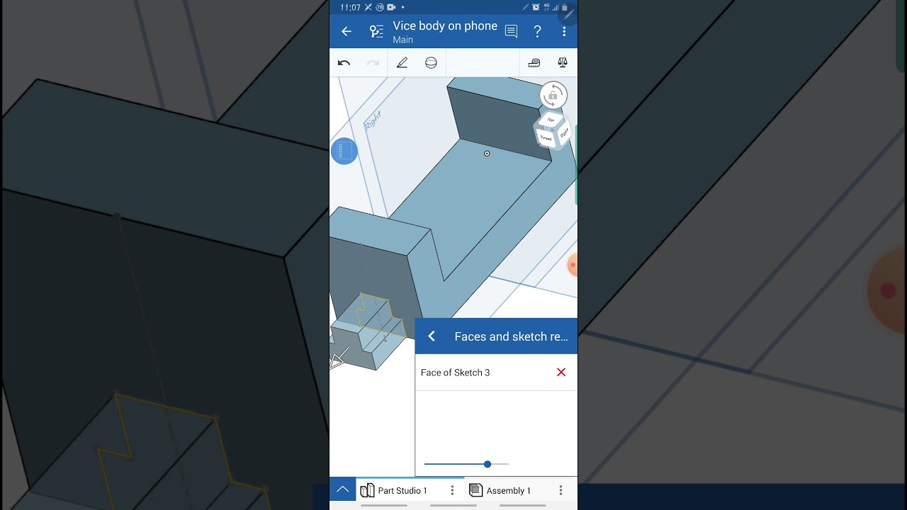 Onshape on your phone.