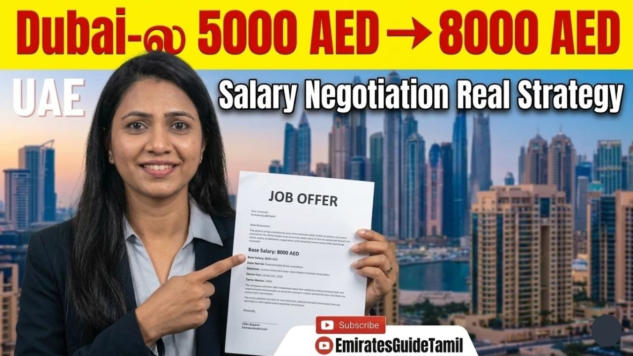 Dubai-ல 5000 AED → 8000 AED | Salary Negotiation Real Strategy (Tamil)
