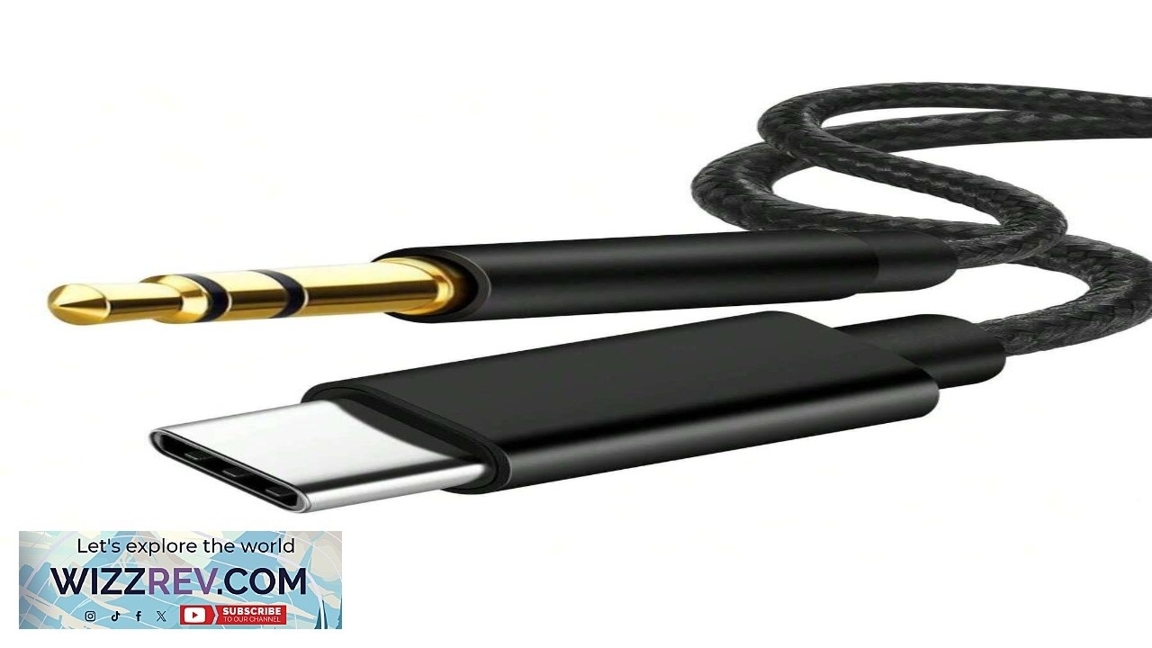 3.5mm Stereo Aux Cable Suitable For Car Home Stereo Speakers Headphones Compatible