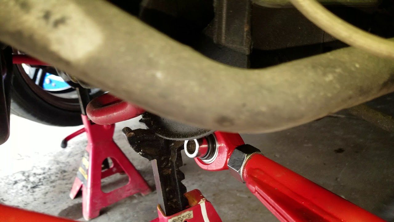 300ZX adjustable lower control arms install tips