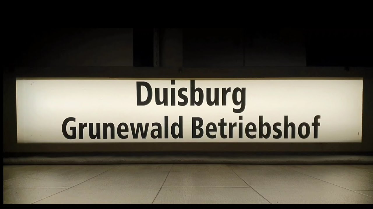 Stadtbahn Düsseldorf (B80) Rheinbahn Zielfilm / Rollbandanzeige / Broseband
